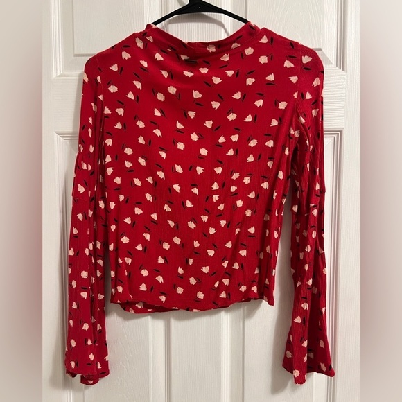 Billabong Women's Red Lust Linger Top Size Small - Picture 9 of 11